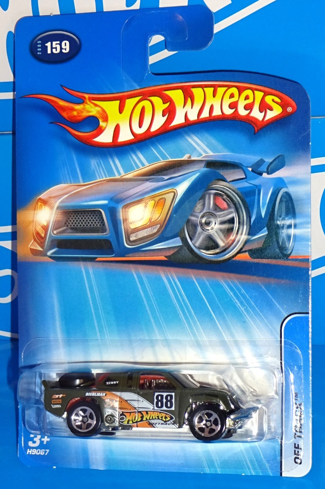 Hot Wheels 2005 Mainline Release #159 Off Track Olive Green w/ 5SPs JERRY