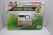 First Alert Carbon Monoxide Alarm 832151 Digital Display 10 YR Alarm Batt Life 