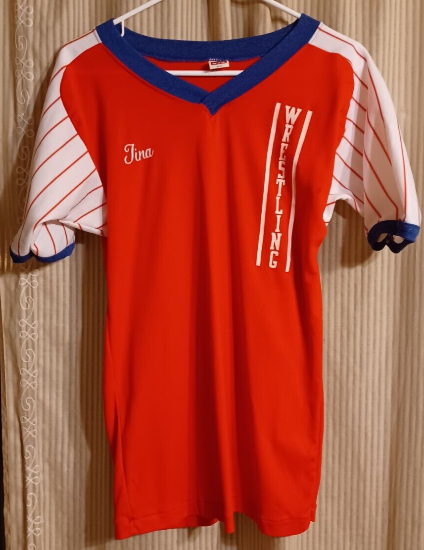 Vintage Athletic Wear By Mason Shirt RED 34-36 (S) VTG 60s 70s