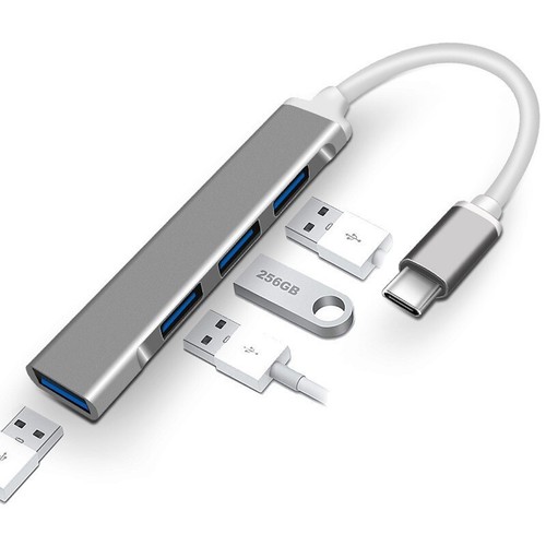 4Port USB 3.0 Hub USB Hub High Speed Type C Splitter For Computer Multiport HUB - Photo 8/16