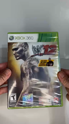 SEALED THE ROCK variant of WWE '12 (Microsoft Xbox 360, 2011