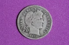 Estate Find 1912 D- Barber Dime #K60188