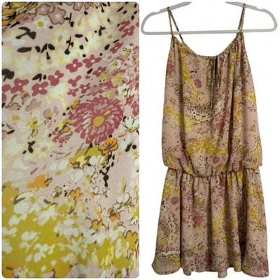 #ad #ad Aqua NWT Women#x27;s S Fairy Wild Flower Floral Blouson Lightweight Dress Boho $14.22