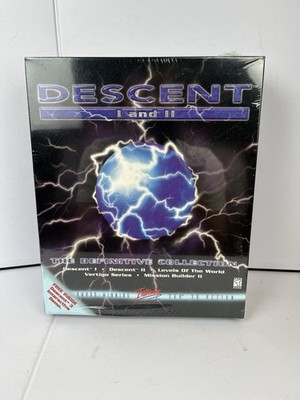 Descent I & II: The Definitive Collection Windows 95 New Factory Sealed PC, 1997