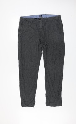 GAP Herren Chino Hose Grau Slim Fit Baumwolle 34/30