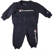 Champion Navy Blue Baby Sweatshirt and Pants Set