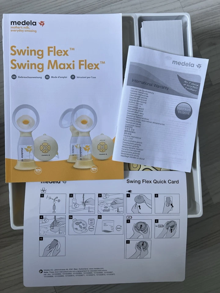 Medela Swing Flex Elektrische Milchpumpe - Gelb - Bild 3 von 3