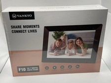 Vankyo F10 Brown Digital Photo Frame SD And USB Compatibility New In Box