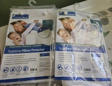 PILLOW PROTECTORS STANDARD/QUEEN SET OF 2 NEW