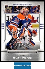 2014-15 Upper Deck MVP SILVER SCRIPT Ben Scrivens Edmonton Oilers #1