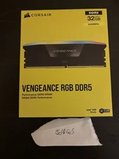 CORSAIR Vengeance RGB 32GB (2 x 16GB) 288-Pin PC RAM DDR5 6400 (PC5 51200) - NEW