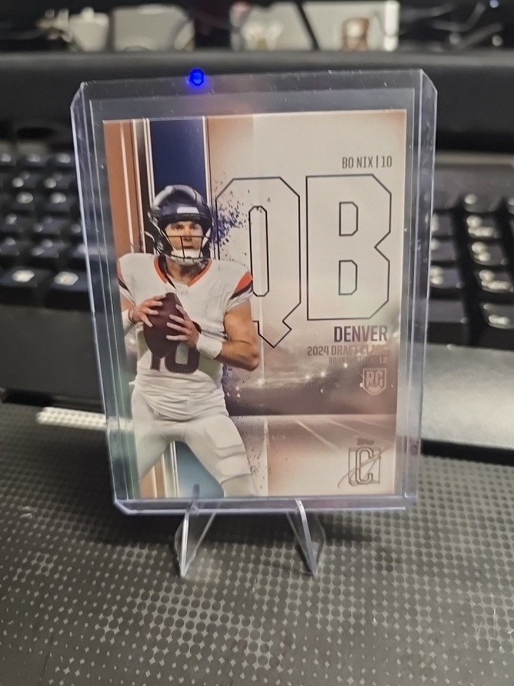 2024 Topps Signature Class Rookie Bo Nix #100 RC Denver Broncos