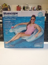 Bluescape Inflatable Comfort Chair Lounge Pool Float, Teal, Age 14 up, Unisex