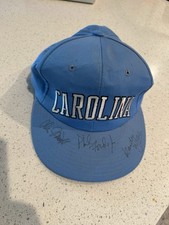 Dean Smith Signed Hat NCAA HOF North Carolina Phil Ford UNC