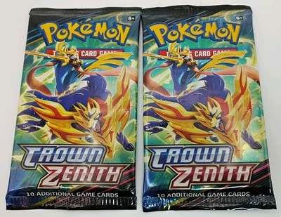 Pokemon TCG Crown Zenith Sealed Booster (2 Packs)