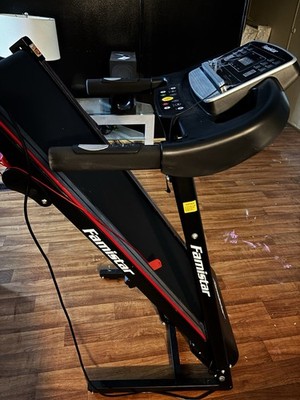 Famistar Folding Treadmill 15 Levels Auto Incline, 300lb, 10MPH 