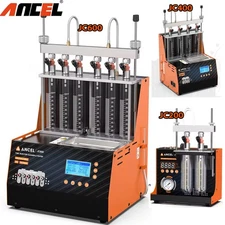 ANCEL JC200/JC400/JC600 Fuel Injector Tester Injector Cleaner Machine Ultrasonic
