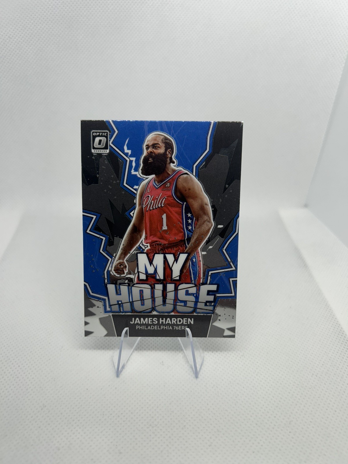 2022-23 Panini Donruss Optic #5 James Harden My House Holo Prizm - 76ers