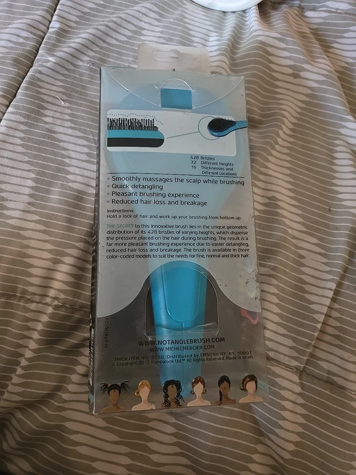 Cepillo desenredante de madera Michel Mercier Ultimate, cabello normal Foto 3 de 3