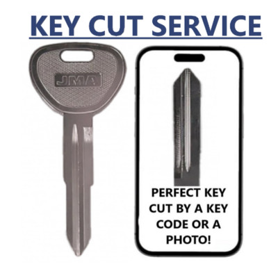 KEY CUT + Mitsubishi / Chrysler / Dodge MIT4 / X245 Metal Key (JMA-MIT-7)