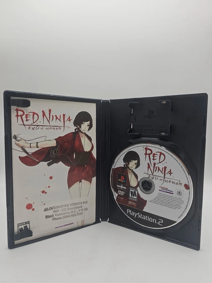 Red Ninja: End of Honor (PS2 PlayStation 2) CIB Complete - Tested - Image 4 of 4