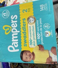 Pampers Swaddlers Active Baby Diapers, Size 2, 148-Pack