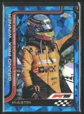 2025 Topps Chrome Sapphire F1 #105 Oscar Piastri GP Winner