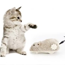 Cat Toy Clockwork Simulation Mice Battery Free Durable Indoor Cats Get High