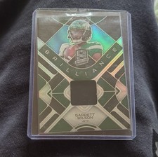 Panini Spectra Brilliance Prizm Garrett Wilson #BRI-GWI /99 Jets 2023