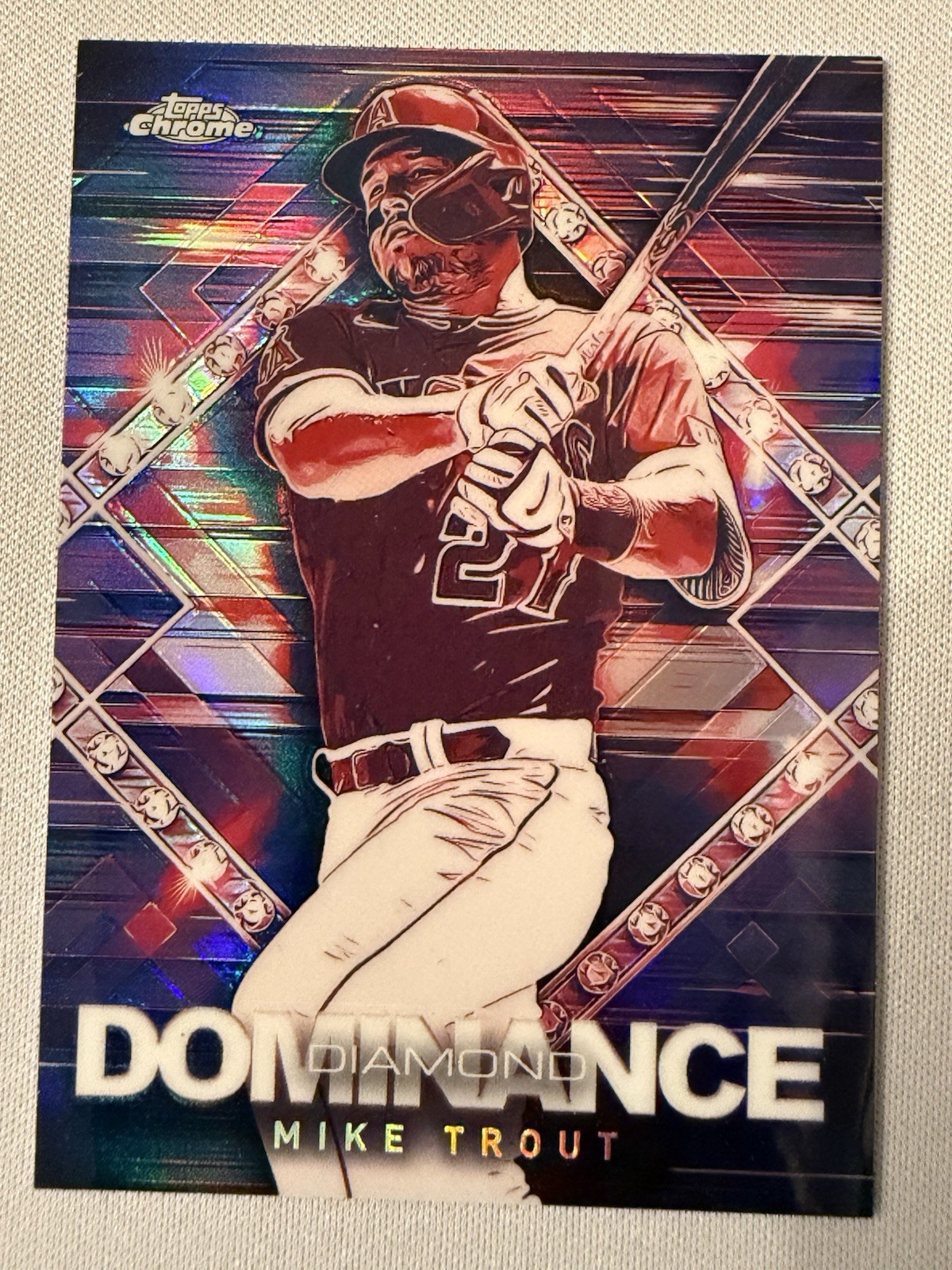 2023 Topps Chrome Update Series - Diamond Dominance Mike Trout #DD-4