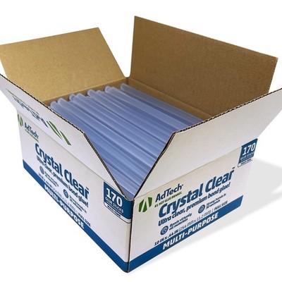 AdTech Hot Glue Sticks, 10 Inch Full Size, Clear, 170 Sticks 170 Clear