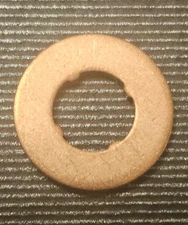 1XNEW GENUINE FIAT 1.3MULTIJET 2.0 DIESEL INJECTOR BOTTOM COPPER WASHER 55192494