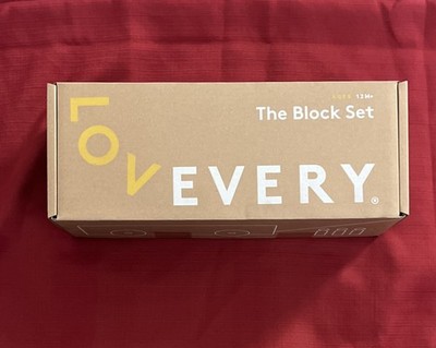Lovevery The Block Set Wooden Interlocking Blocks Ages 12+ Months Boxed