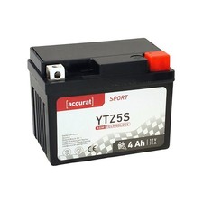 Motorradbatterie YTZ5S AGM 12V 4Ah Roller Batterie Motorrad Moped Mofa YTZ5-S