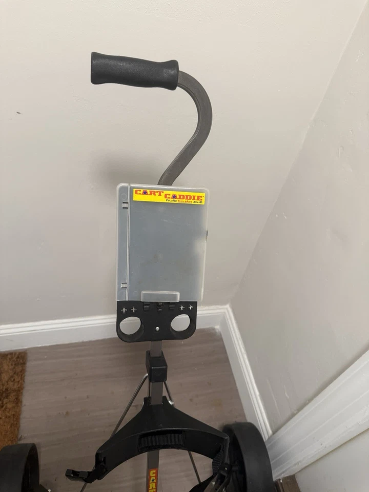 Hornet Cart Caddie Push Pull Two Wheel Folding Golf Bag Cart Caddy - Image 3 of 4