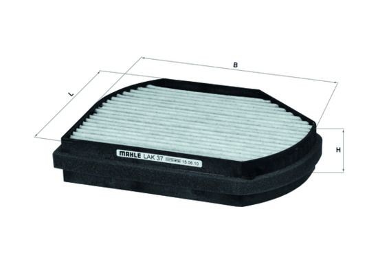 Knecht LAK 37 Filter, Innenraumluft FüR BMW Chevrolet Chrysler CitroËN Dacia-image