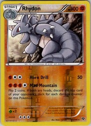 Rhydon 61/146 XY Base Set Reverse Holo