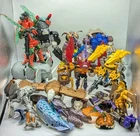Vintage Mixed Toy Lot Action Figures Transformers Beast Wars Transmetals Parts