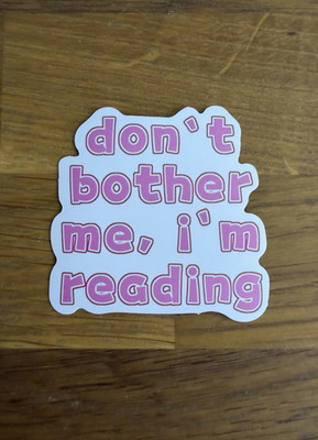 Kindle Aufkleber Sticker Dont Bother me Im Reading Pink Kindle Accessoire Neu
