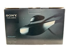 Sony HMZ-T3W Wireless Head Mounted Display Personal 3D Viewer Untested W/ Case