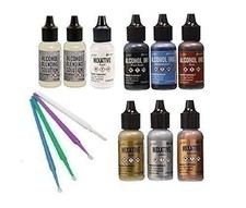 Tim Holtz Adirondack Alcohol Ink Value Pack Bundles of Favorite Colors Plus