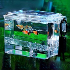 Fish Breeding Box Breeding Hatchery House Easy to Install Fish Breeder Box