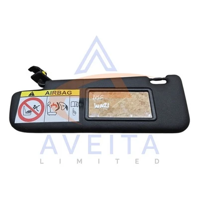 Abarth 500 Turismo Cabrio 2021 Black Sun Visor Front Left Side 735755399 - Image 1 of 4