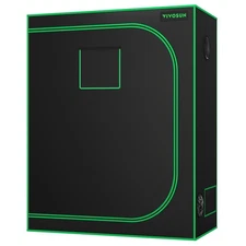 2 Ft. X 4 Ft. Mylar Hydroponic Grow Tent with Observation Window and Floor Tray