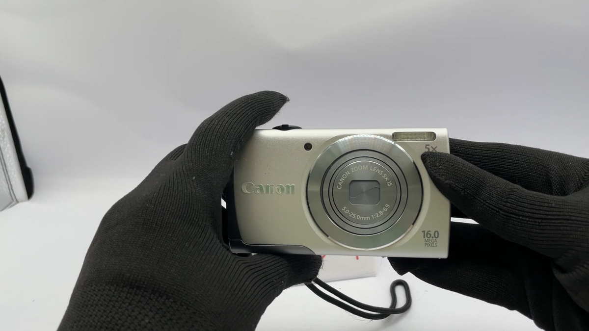 Canon PowerShot A3500 IS silver Digital Camera From Japan 2787