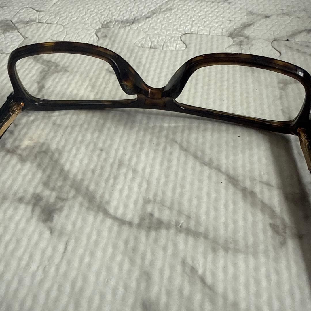 CHANEL Square Rectangular Frame Brown Tortoise 32… - image 12