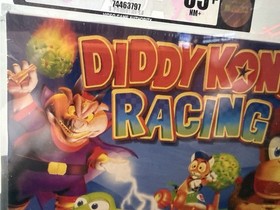Diddy Kong Racing Nintendo 64 VGA 85 + NM + Factory Sealed New 1997 Vintage 
