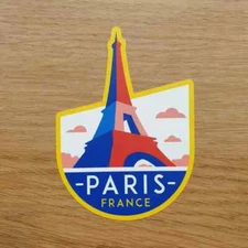 Paris France Vinyl Sticker Decal Luggage Laptop Notebook Journal Gift Suitcase