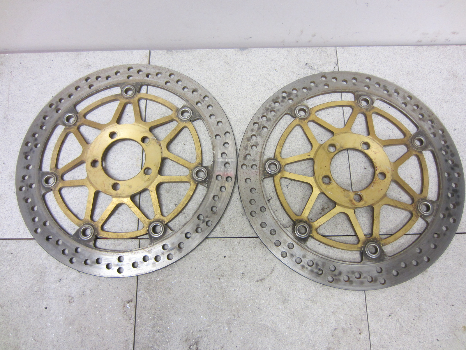 0005 KAWASAKI NINJA ZX12R ZX12 ZX OEM FRONT LEFT RIGHT BRAKE ROTORS