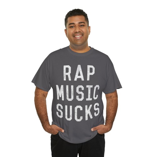 Retro Rap Music Sucks Graphic Tee Shirt, S-5XL - 第 21/49 張圖片